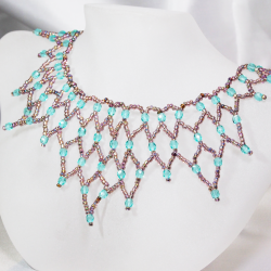 Necklace - Waterfall Yamuna - Necklace - Laiton argenté